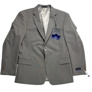 Michael Strahan Collection Modern Fit Tan Blazer‎ Suit Jacket Stretch 42R